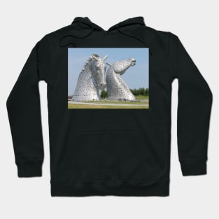 The Kelpies equine sculptures Helix Park Falkirk Hoodie